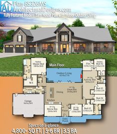 the floor plan for this house is very large and has lots of space to put in it