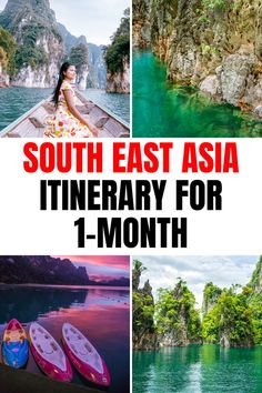 Ultimate South East Asia 1 Month Itinerary [With Pics!] South East Asia Itinerary 1 Month, Southeast Asia Travel Itinerary, South Asia Travel, Southeast Asia Itinerary, South East Asia Travel, Asia Itinerary, South East Asia Backpacking, Thai Islands, Asia Map