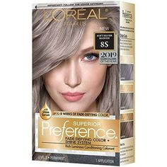 Since 1973, LOreal Superior Preference has been our gold standard in permanent hair color  delivering extraordinary shine and luminous hair color that lasts and lasts. What makes Superior Preference hair color so special is our unique Fade-Defying Color and Shine System that pairs our translucent gel formula with our famous Care Supreme Conditioning treatment. The end result is beautifully crafted, long lasting hair color with depth and dimension. Available in over 50 luminous shades so you can Dark Ash Blonde Hair, Ash Blonde Hair Dye, Light Ash Blonde Hair, Ash Grey Hair, Blonde Hair Dye, Beige Blond, Κούρεμα Bob, Dark Ash Blonde, Grey Hair Dye