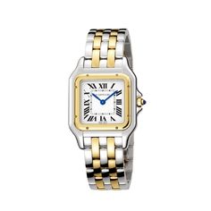 Cartier PANTHÈRE DE CARTIER WATCH - W2PN0007 Cartier Gold Watch, Cartier Panthere Watch, Money Accessories, Dreamy Jewelry, Cartier Panther, Blue Spinel, Cartier Panthere, Gold Watches Women, Jewelry Brands