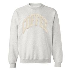 Indulge in the cozy comfort of our 'Coffee' PUFF Crewneck Sweatshirt. This sweatshirt features a playful and stylish design that showcases your love for coffee. Perfect for lounging or running errands, this sweatshirt will keep you warm and cozy while also making a statement. Pick Your Favorites! Mix & Match Sweatshirt & PUFF Colors to Make It Yours™ What’s a Puff Print? The PUFF print era is like a tactile revolution in fashion. It's not just about what you see; it's about what you can touch and feel. It’s a 3D print that Pops! It's like wearable art that make people want to touch it! Everyone will be asking you where you got it! Choose your Puff Color and we’re ready start working on sending one to you! Comfy Leisure Sweatshirt With Letter Print, Coffee Color Long Sleeve Top With Letter Print, Coffee Long Sleeve Top With Letter Print, Casual Coffee Long Sleeve Sweatshirt, Casual Long Sleeve Coffee Sweatshirt, Comfy Cozy Fit Sweatshirt For Leisure, Cozy Sweatshirt With Text Print, Coffee Crew Neck Top For Loungewear, Coffee Long-sleeve Sweatshirt For Winter