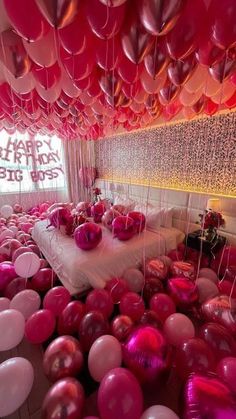 #birthdaydecor #partyplanning #celebrationideas #eventdecor #birthdayparty #decorinspiration #DIYdecor #partydecorations #birthdayfun #partyideas #decoratingtips #birthdaycelebration #festivedecor #birthdayvibes #decorgoals Balloon Decorations Hotel Room, Pink Hotel Decorations, Birthday Decorations At Hotel, Pink Birthday Balloons Aesthetic, Pink Hotel Birthday Party Ideas, Luxury Birthday Decorations