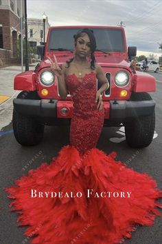 Red Big Feathers Trumpet Strapless Long Prom Dress Inspiration Images #2024 #prominspiration Strapless Red Prom Dress, Prom 23, Prom Dress Sleeveless, Trumpet Prom Dress, Feather Prom Dress, Prom Inspiration, Prom Couples, Sparkly Prom Dresses, Inspiration Images