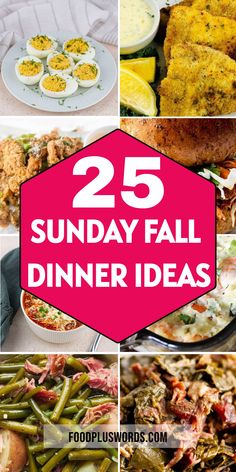 25 sunday fall dinner ideas that are easy to make and delicious for the whole family