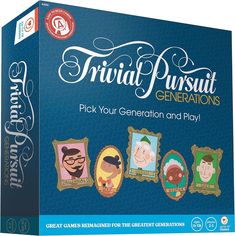 the box for the game trivial pursuit generations