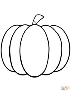 a black and white drawing of a pumpkin