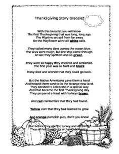 a thanksgiving story with an image of pumpkins and other things to write on it