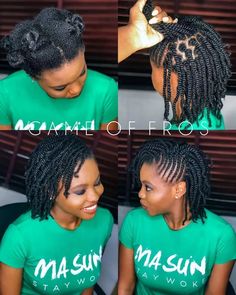 Two Strand Twist Hairstyles, Side Cornrows, Flat Twist Updo, Natural Twists, Two Strand Twists