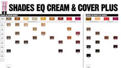 Hair Color Formulas, Hair Color Chart, Redken Shades Eq