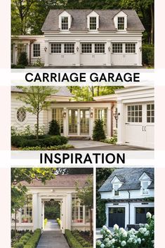 the different types of garage doors and windows