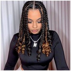 New Hair Style For Girls 2023 Black, Flat Cornrow Hairstyles, Braids Hairstyles With Extensions, Bantu Braids, Black Women Hair Styles, Extension Hairstyles, Goddess Braid Styles, Cabello Afro Natural, Big Box Braids Hairstyles