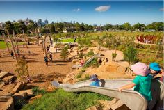 royal children's hospital playground - Google Search Nature Based Play, Natural Play Spaces, Royal Park, Children Playing, Backyard Playground