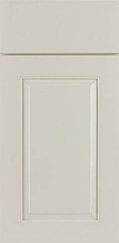 an image of a white cabinet door