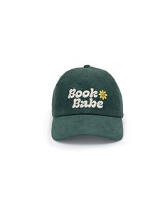 Book Babe cap Hat Ideas, Bookish Gifts, Random Things, Gift Guide, Bag Accessories, Hats, Books, Clothes