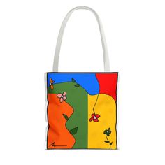 Add a splash of color to your everyday life with this stunning floral tote bag! This reusable shopper is perfect for carrying your essentials in style. Whether you're hitting the beach, going to the market, or simply running errands, this tote is both practical and fashionable.  Available in 3 sizes: * 13 * 13 inches (33.02 cm) * 16 * 16 inches (40.64 cm) * 18 * 18 inches (45.72 cm) * The width in all 3 options is 3.46 inches (8.80 cm) Two handle colors options: * White * Black  Please note: - M Flowers Tote Bag, Flowers Tote, Floral Tote Bag, Bag Summer, Soft Bristle Brush, Synthetic Fabric, Running Errands, Everyday Life, Color Splash