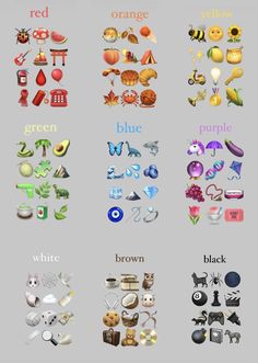 an image of different types of objects in the game