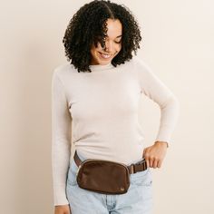 This awesome bag is All You Need to be hands free and carry all your essentials! Wear it two ways - cross your chest as a crossbody or around your waist like a fanny pack. The dreamy mocha brown color, pretty floral scarf, and gold hardware make it a great choice for any season and any style. The main compartment is sized just right for keys, wallet, sunnies, lippie, and a bit more without over loading yourself and has mesh pockets to keep things secure. A smaller pocket on the back is perfect t Brown Shoulder Belt Bag For Everyday Use, Brown Belt Bag For Everyday Use, Everyday Brown Shoulder Belt Bag, Brown Adjustable Strap Belt Bag For Daily Use, Brown Belt Bag With Adjustable Strap For Daily Use, Brown Belt Bag With Removable Pouch For Daily Use, Brown Everyday Shoulder Bag With Anti-theft Pocket, Brown Pouch Belt Bag For Everyday Use, Brown Anti-theft Pocket Bag For On-the-go