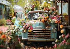 Spring Outdoor Truck Head Flowers Backdrop - Gatsby Backdrop Flowers Backdrop, Jeep Hair, Green Photography, Pregnant Wedding, Spring Outdoor, Birthday Cake Smash, Graffiti Wall, Flower Backdrop, Retro Wall