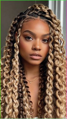 Blonde Boho Braids, Egyptian Hairstyles, Braiding Techniques, Braids Boho, Scalp Braids, Boho Knotless Braids, Boho Knotless, Braided Hairdo, Beautiful Braided Hair