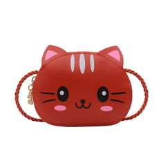 Gender: For kids Material: PU Leather Closure Type: Zipper Pattern: Other Fashion Element: Other Style: Childlike cute Occasion: Daily Matching Baby Backpack, Cat Purse, Cat Kids, Cat Parenting, Girls Handbags, Cat Bag, Coin Purse Wallet, Cute Cartoon Animals, Baby Cartoon