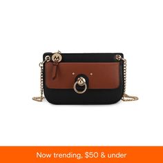 in stock Luxury Brown Clutch With Mobile Phone Bag, Brown Evening Flap Bag With Chain Strap, Brown Flap Shoulder Bag With Metal Hardware, Brown Chain Strap Flap Bag For Evening, Evening Bags With Metal Hardware In Brown, Brown Evening Bags With Metal Hardware, Brown Clutch Phone Bag With Removable Pouch, Brown Crossbody Clutch, Brown Crossbody Phone Bag