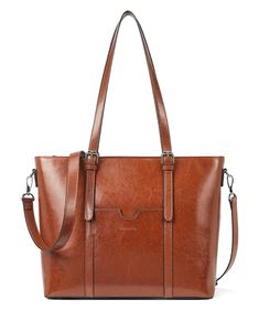 BOSTANTEN Brown Vintage Leather Tote Shoulder Bag - HauteMasta Brown Vintage