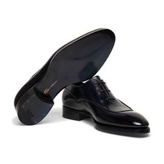 Luxury Calf Leather Oxfords For Galas, Luxury Calf Leather Sneakers For Formal Occasions, Luxury Oxfords With Stitched Sole For Semi-formal Occasions, Calf Leather Oxfords With Almond Toe For Galas, Calf Leather Almond Toe Oxfords For Galas, Calf Leather Oxfords With Almond Toe, Calf Leather Oxfords With Almond Toe And Leather Sole, Pointed Toe Calf Leather Oxfords With Stitched Sole, Slip-on Calf Leather Dress Shoes With Branded Insole