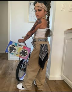 Gangsta Party Outfit, Chicana Halloween Costumes, Chola Inspired Outfit, Chicano Themed Party, Cholo Costumes Women, Cholo And Chola Halloween Costume, Chola Party Outfit, Cholo Outfits For Women, Cholla Outfits