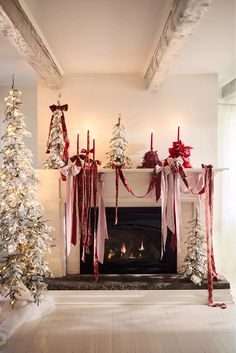 The subtle sheen of this classic taper holder is the perfect complement to warm candlelight. Little Women Christmas Decor, Anthropologie Christmas, Classic Taper, Anthropologie Holiday, Red Shades, Anthropologie Home, Christmas Mantle, Holiday Christmas Tree, Taper Candles