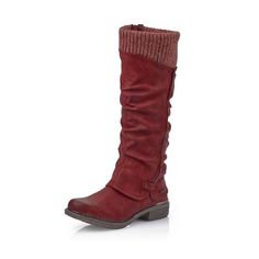 Category:Boots; Upper Materials:Faux Leather,PU; Embellishment:Lace-up; Season:Winter,Fall; Heel Type:Flat Heel; Gender:Women's; Toe Shape:Round Toe; Type:Knee High Boots; Style:Minimalism,Casual,Vintage; Heel Height(inch):<1; Outsole Materials:Rubber; Occasion:Outdoor,Daily; Closure Type:Zipper; Pattern:Solid Color; Listing Date:10/25/2023; 2023 Trends:Work Boots,Plus Size,Motorcycle Boots Fall Heel, Boots Plus Size, Knee High Boots Winter, Winter Footwear, Plus Size Work, 2023 Trends, Boots Style, Slouched Boots, Motorcycle Boots