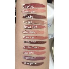 NYX liquid lingerie matte lippies Mac Velvet Teddy, Lovely Makeup, Beginner Makeup, Beauty Wishlist, Nyx Lipstick, Lipstick Gloss, Lip Swatches, Mua Makeup