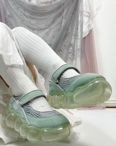 𝓣𝓪𝓻𝓸'𝓼 𝔀𝓲𝓼𝓱‌‌ ౨ৎ . | EU36 GROUNDS Bubble Sole Mary Jane Sneakers ｡+ﾟ.。*♪♪ taros-wish.com UK Based | Worldwide Shipping More infos >> FAQ on… | Instagram Funky Heels, Kei Fashion, Funky Shoes, Funky Fashion, Fashion Elegant, Sneaker Heels, Harajuku Fashion, Mary Jane Sneaker, Sock Shoes