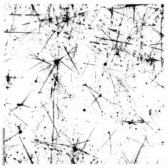 black and white abstract paint splattered on the wall with space for text or image