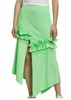 Top Seller for adidas Originals x J Koo 3 Stripe STANDOUT Skirt Limited Edition New , Womens Clothing Mint Green Skirt, Athleisure Skirt, Mint Green Skirts, Yellow Midi Skirt, Black Pleated Midi Skirt, Adidas Skirt, Pleated Fashion, Metallic Pleated Skirt, Tulle Skirt Black