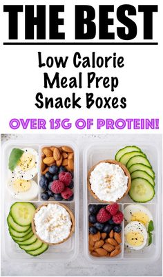 the best low calorie meal prep snack boxes over 1 / 3 of protein