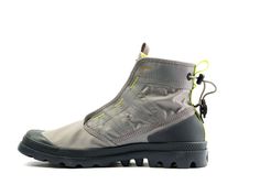 PAMPA TRAVEL LITE - Palladium US Durable Nylon Waterproof Boots For Adventure, Lightweight Nylon Sneakers For Outdoor Activities, Functional Waterproof Boots With Vibram Sole, Gray Nylon Sneakers For Outdoor, Functional Nylon Waterproof Boots For Adventure, Lightweight Durable Sneakers For Outdoor, Outdoor Gray Sneakers With Removable Insole, Lightweight Waterproof Outdoor Sneakers, Lightweight Waterproof Sneakers For Outdoor