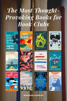 the most thought - prooking books for book clubs