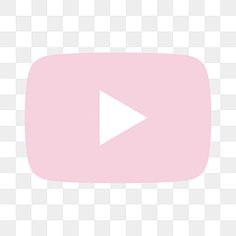 a pink play button with a white arrow on the bottom, in front of a checkered background