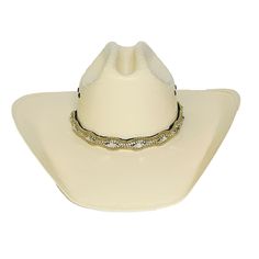 Change the look of your hat in seconds!  This beautiful and chic, hand beaded hat band is fully adjustable for a custom fit for your hat.  The Shelby hat band is a combination of crystals, gem stones and gold beads in a delightful pattern that will make your hat dazzle. The Shelby Hat band looks great on a cowboy hat or any other kind of hat!  Hat NOT included. What makes our hat bands different? *Adjustable- all of our elastics are removable and adjustable for the perfect fit. * Try our hat bands on your boots too. * Can also be worn as a headband All of our pieces are hand beaded with quality in mind. Each  hat band comes with the removable and adjustable  Elastic for maximum comfort and usability.  People who loved this headband also loved our Sarah hat band found here:  https://www.ets Adjustable Cream Hat For Western-themed Events, White Adjustable Western Costume Hats And Headpieces, Adjustable White Western Costume Hats And Headpieces, Adjustable White Western Costume Hat, White Adjustable Country Style Top Hat, Adjustable Cream Hat Bands For Western-themed Events, Adjustable Cream Hat For Rodeo, Western Cream Adjustable Straw Hat, Adjustable Cream Hats For Country Events