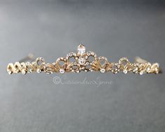 Small Wedding Tiara, Rose Gold Bridal Hair Piece, Small Crown, Beautiful Tiaras, Quince Ideas, Gold Tiara, Headpiece Jewelry, Rose Gold Bridal