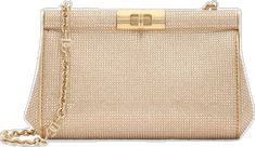 Elegant Rectangular Shoulder Bag With Gold-tone Logo, Chic Shoulder Bag With Gold-tone Logo Plaque, Beige Evening Bag With Gold-tone Logo Plaque, Chic Formal Clutch With Gold-tone Logo Plaque, Chic Evening Clutch With Gold-tone Logo Plaque, Luxury Chain Bag For Events, Evening Rectangular Shoulder Bag With Gold-tone Logo Plaque, Elegant Shoulder Bag With Gold-tone Logo Plaque For Evening, Chic Evening Shoulder Bag With Gold-tone Logo Plaque