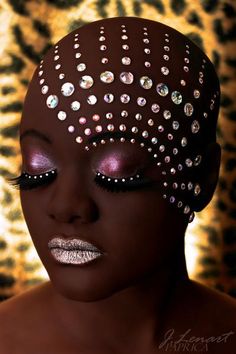 Fantasy Make-up, Drag Make-up, Hooded Eyes, Afro Art, Costume Makeup