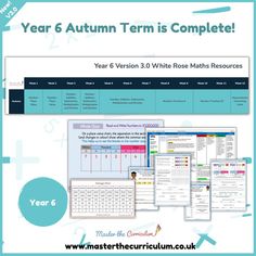 the year 6 autumn term is complete with instructions for each student to learn and use