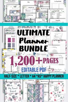 the ultimate printable bundle for every item in the shop, includes any printable and added