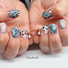 Summer Nails 2024, Fun Summer Nails, Boho Nails