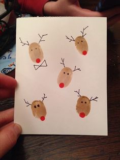 Instead of buying those big packs of identical holiday cards, make these easy homemade cards that really say you're thinking of that special someone. Creative Christmas Cards, Diy Holiday Cards, Drawing Christmas, Christmas Card Crafts, Nails 2023, Diy Christmas Cards