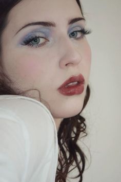 Victorian Makeup, Ethereal Makeup, Cool Makeup Looks, Vintage Makeup, Blue Eyeshadow, Makati, Pretty Makeup, Azerbaijan, Cute Makeup