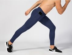 Full-length pant with zippered pocket designed to fit and move with you. Great worn alone or under a pair of MB Yoga shorts. 90% Polyester, 10% Spandex. Men Sport Pants, Padded Shorts, Jumpsuit Men, Patterned Leggings, Casual Sportswear, Compression Pants, Yoga Accessories, Leggings Pattern, Compression Leggings