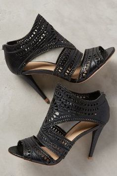 Aerin Lia Heels Lace Heels, Gorgeous Shoes, Hot Shoes, Black High Heels, Dream Shoes