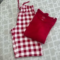 Brand New. No Tags. Red Cotton Lounging Sets, Red Cotton Holiday Sleepwear, Red Casual Sets For Sleepover, Casual Red Sets For Sleepover, Sleepwear Women Pajamas, Women's Pajamas, Croft & Barrow, Sleepwear Women, Pajamas Women